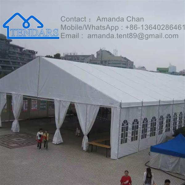 Large Waterproof Aluminum Alloy Temporary Building Industrial Storage Tent For Sale
