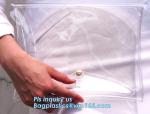 Eco-friendly Practical Waterproof Transparent Zipper Hand Bag PVC Cosmetic