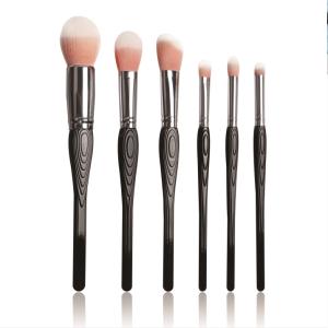 China 6 Pieces Premium Cosmetic Makeup Brush Set Synthetic Vegan Hair wholesale