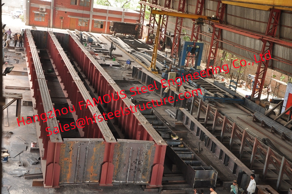 Heavy H Project Structural Steel Construction With Submerged Arc Welding Process