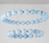 Customized Living Room Chandelier Restaurant Hotel Lobby Pearl Necklace Chandelier