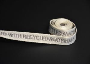 China Custom Logo 1cm Non Stretch Jacquard Tape Woven Double Sided For Clothing wholesale