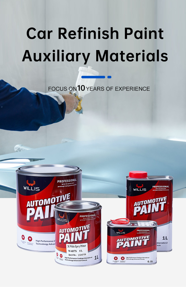 Hot Selling White Epoxy Automotive Primer Paint Corrosion Resistant Dry Grinding Automotive Epoxy Paint 2k Epoxy Primer
