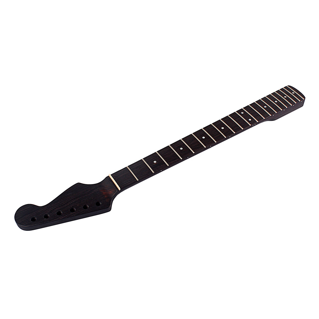 Electric Guitar Neck 21 Fret For ST Guitar Technology Wood Fingerboard Whole Right Hand Black