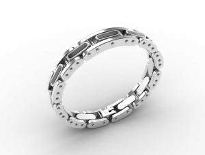 China Top Quality Europe Fashion Stainless Steel Genuine Leather Silicone Bangle Bracelet ADB2 wholesale