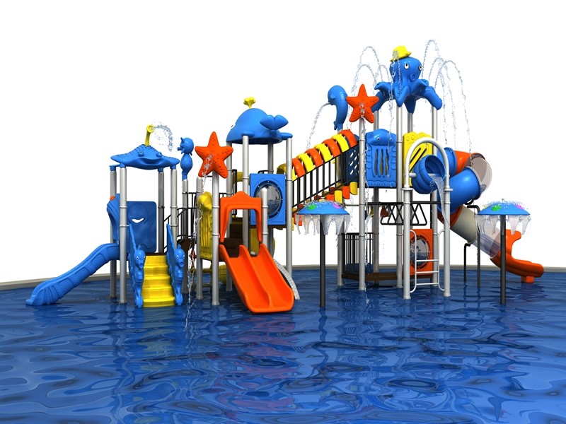 OEM Outdoor Playground Equipment 3 In 1 Plastic Playhouse With Slide