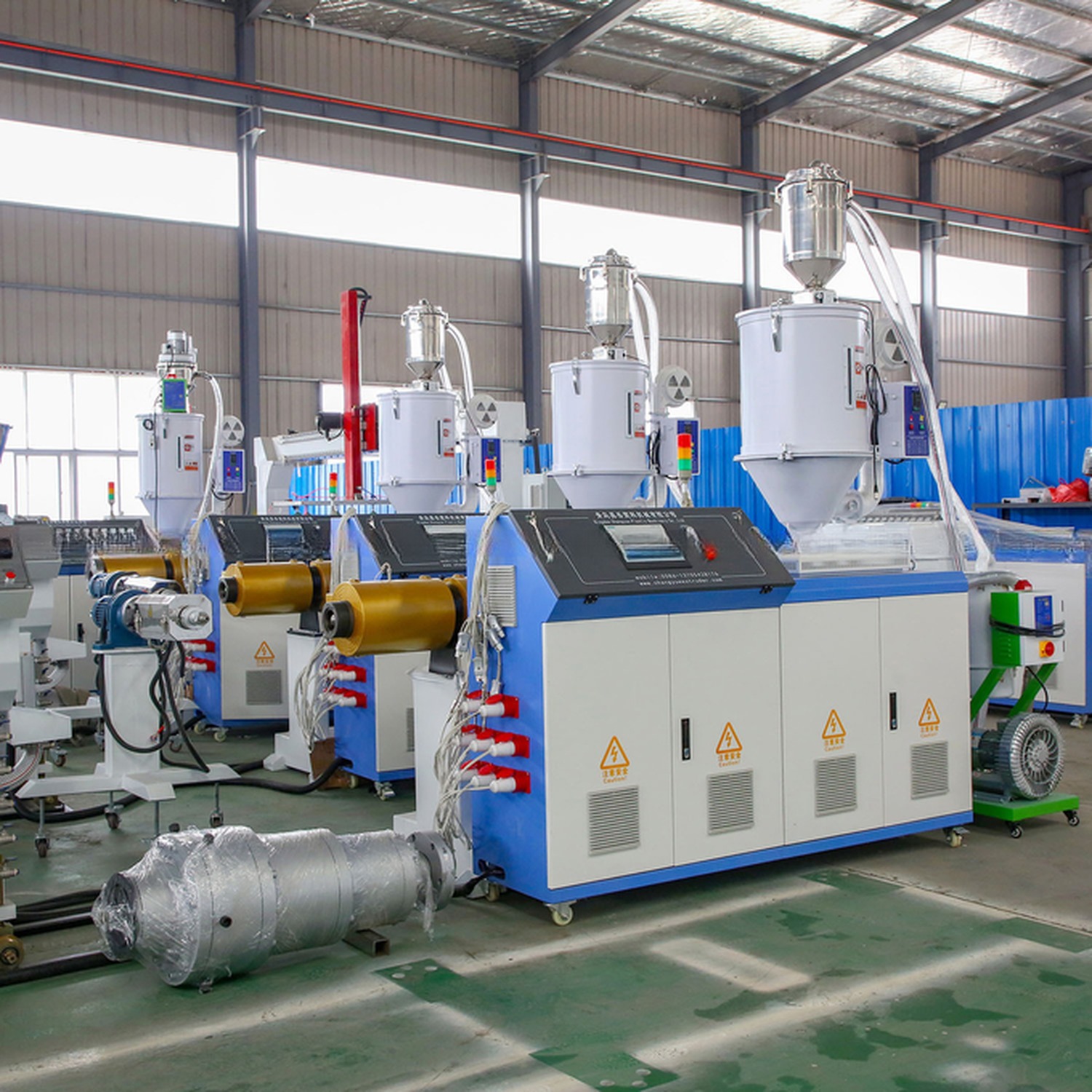8000mm 2000mm 2500mm Water Drainage Plastic 3D Geo Composite Extrusion Production Line
