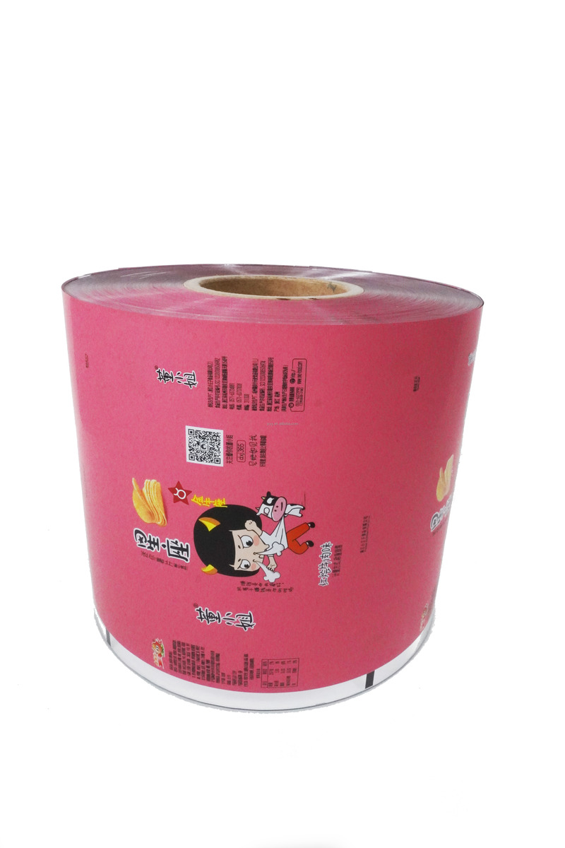 Safety Laminating Automatic Plastic Roll Film For Chips / Snack Packing Bar Film