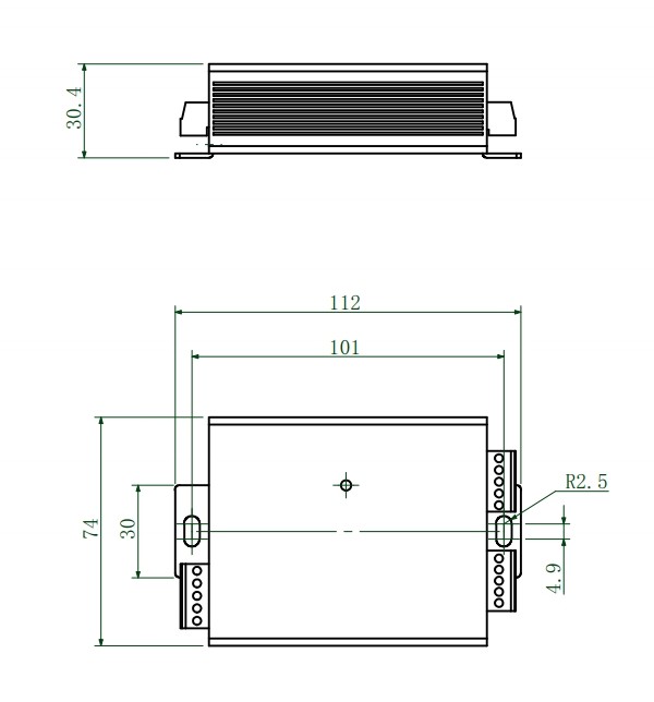 Rs232 RS485 Strain Gauge Bridge Amplifier 2kv Load Cell Amp