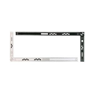 China P131 45x18 cm two-sided black and white right angle photographic evidence scale wholesale