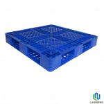 Single Face Industrial Plastic Pallet 4 Way Entry 1100*1100*150mm