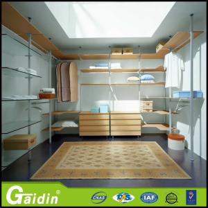 China Aluminum accessories wooden shelves furniture easy installed walk in closet for sale wholesale