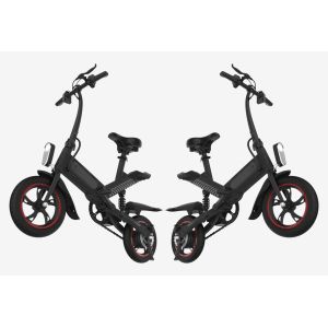 Lightest Electric Folding Bike , Electric Assist Bicycle High ebikebon Steel