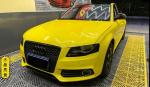 Gloss Yellow Metallic Car Wrap Film Slidable Anti UV Air Release