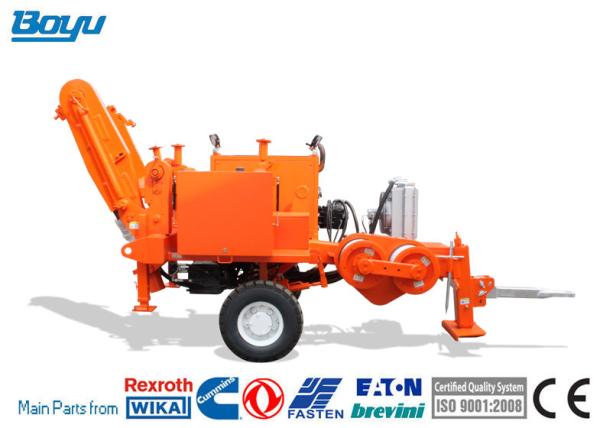 TY60 Transmission Line Stringing Equipment Hydraulic Puller Max Intermittent