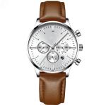 Leather IP plating VD35 chronograph Mens Quartz Watch RHOS