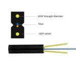 FTTH GJXFH G657A LSZH Fiber Optic Cable OM1 OM2 OM3 OM4