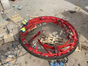 China Girth Gear Spares Parts Of Rotary Kiln In Different Production Line wholesale