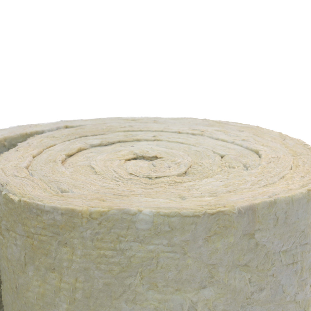 50 MM Stone Wool Blanket Insulation Material Mineral Wool Thermal Insulation Felt For Industrial Ventilation System