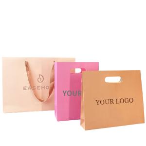 China Custom Order Logo Luxury Gift Shopping Paper Bag with Your Own Logo Other Gift Craft wholesale