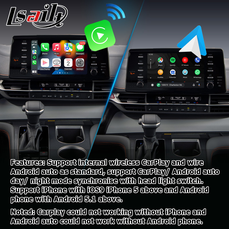 Car Multimedia Interface Android auto carplay interface For TOYOTA Sienna