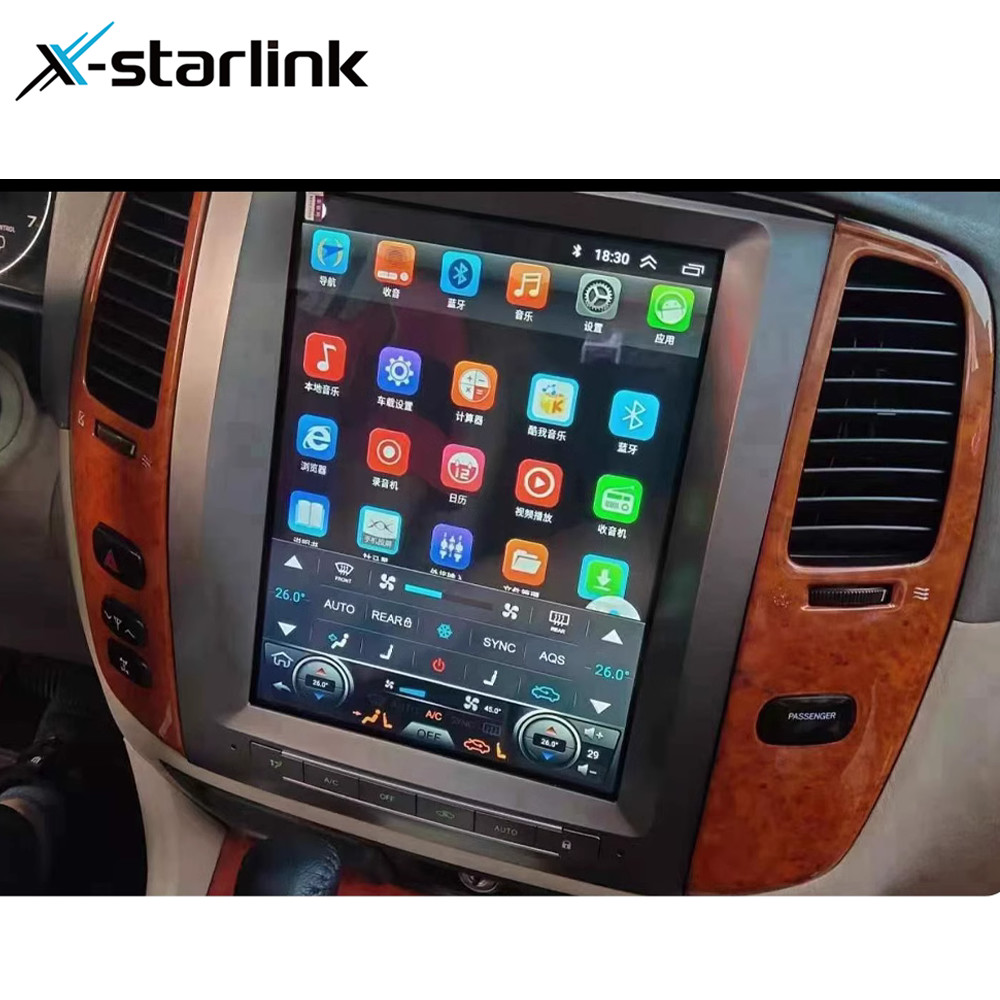 Android 13 Car Video 8 Core 4+64G Carplay for LC100 2003-2007 Land Cruiser Lx470