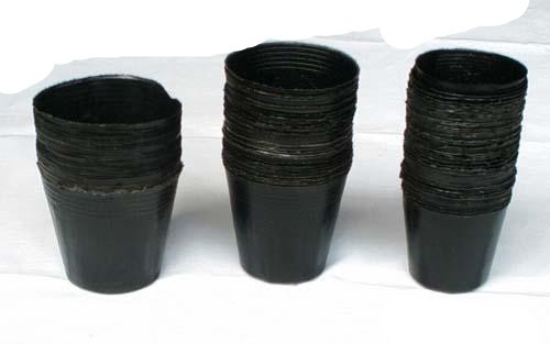 black plastic soft nutrition pot Chinese orchid seedling pot