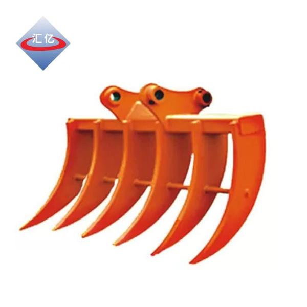 NM 400 Excavator Brush Rake Q460 Root Rake Grapple
