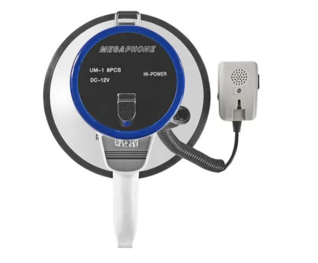 ABS Body 50 Watts Megaphone With Talk , Siren , Music for Outdoor