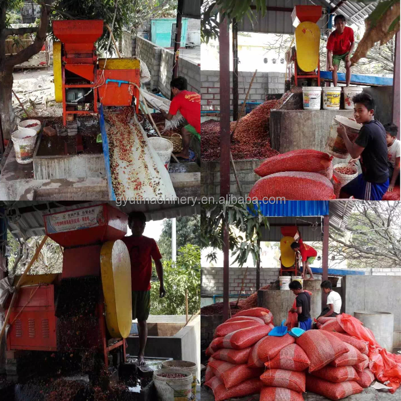 Coffee Bean Parchment Skin Removal Machine for 2.2kw Power and 2-6 pcs Impeller Number