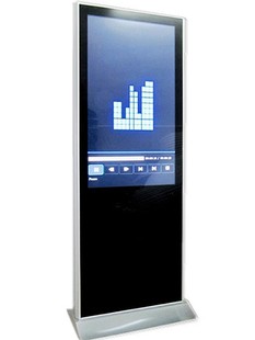 32inch floor Standing vertical LCD TV kiosk for advertising signage totem display