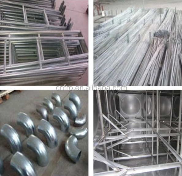 FRP Water Tank Water Storage Tank Pump System Panel Tank for Customized Requirements