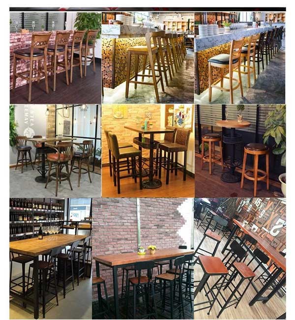 Tall Wooden Breakfast Bar Table 1200 X 600mm 60cm European Style