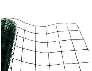China Square 4mm Green Pvc Coated Wire Mesh Weather Resistance wholesale