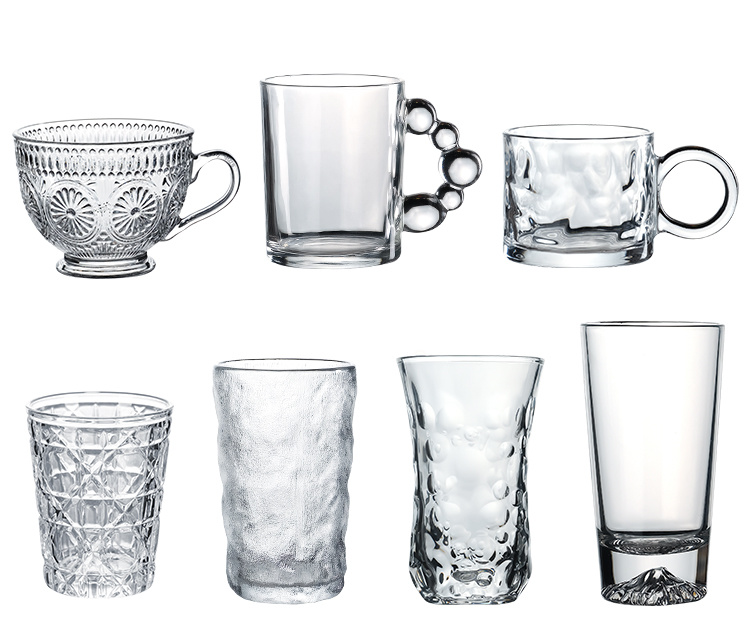 2023 Factory Coffee Milk Mug Glass Tea Cups