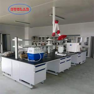 China Waterproof Durable Laboratory Island Bench , Anti Corrosion Modular Lab Furniture wholesale