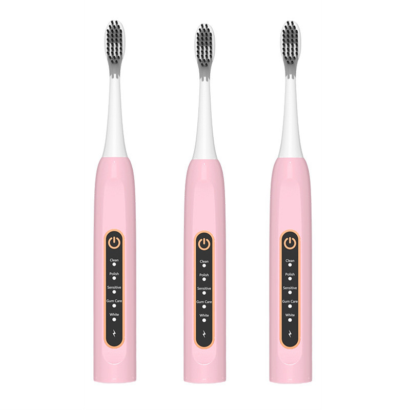 Food Grade ABS Ultrasonic Automatic Toothbrush Type C Charging