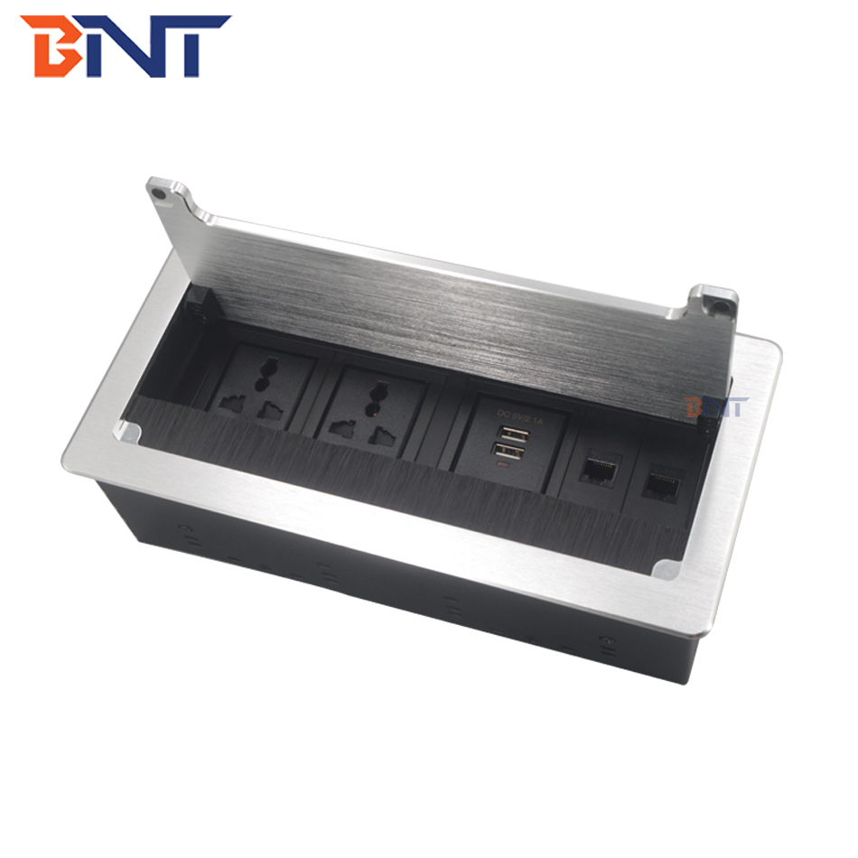Meeting table hidden socket type table usb power socket with laser logo service