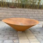 Home Camping Corten Steel Wood Burning Metal Outdoor Bbq Table Fire Pit