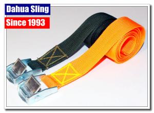 China Zinc Cam Buckle Tie Down Straps , Kayak Tie Down Straps High Tenacity on sale