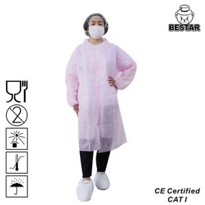China ODM Polypropylene Disposable Medical Lab Coats Green Blue Pink 5xl wholesale