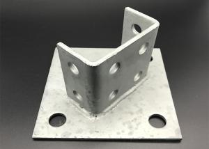 China Cast Iron Electrical Zinc Slotted Unistrut Post Base Brackets wholesale