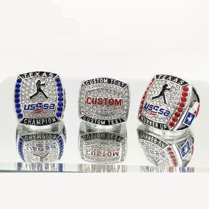 China Usssa Custom Youth Baseball Championship Rings wholesale
