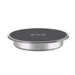 Desktop Round 15W Embedded Wireless Charger Aluminum Alloy