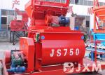 Commercial Electrical Concrete Mixer JS750 Twin Shaft Batch Mixer