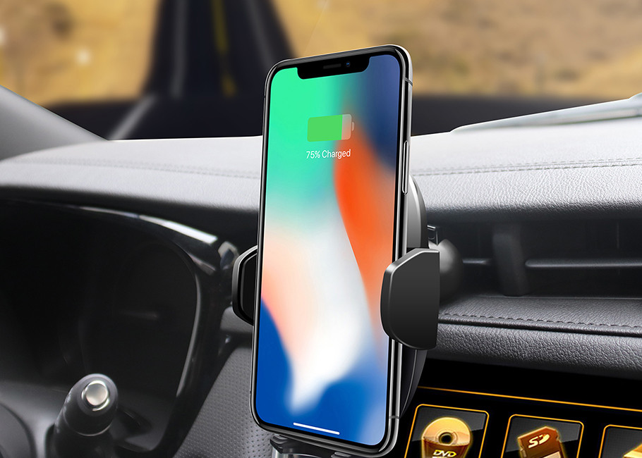 Wireless chargers with single coil for Samsung/iPhone OEM wireless charging holder fast wireless charger stand