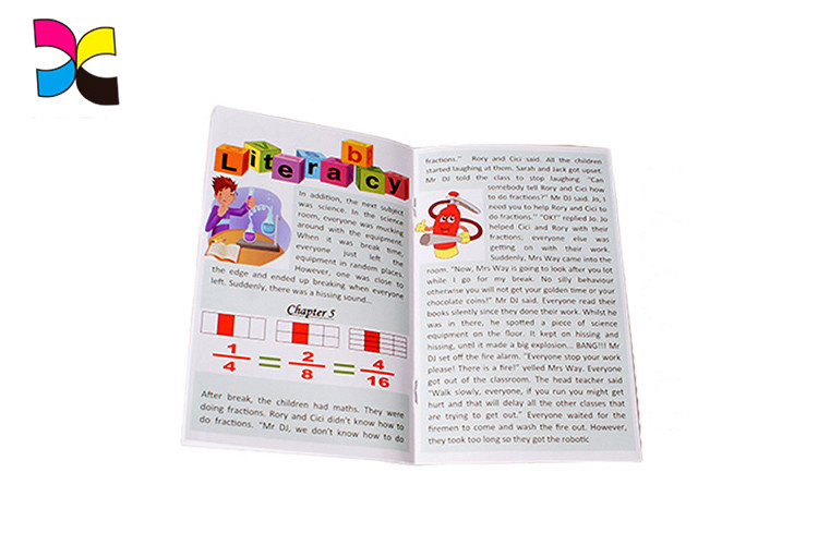 128g / 157g Art Paper Full Color Printing With Perfect Binding Paperback Book Printing