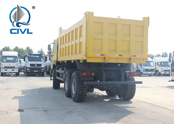 EuroII A7 371 HP Dump Truck , 10 Wheels Sinotruk Dump Truck LHD 50 Tons tipper truck color option