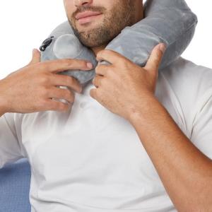 China 3 Heat Settings Heated Neck Pillow With Overheat Protection wholesale