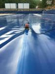 Swimming Pool HDPE Geomembrane Liner 1.5mm Blue Landfill